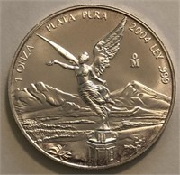 2004 1-Oz Libertad Silver Round