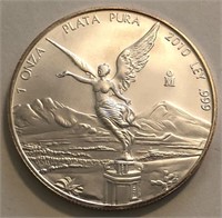 2010 1-Oz Libertad Silver Round