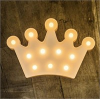 Foaky Large Marquee Light Up Crown