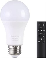 MXhme A19 LED Light Bulbs with Remote Control, 800