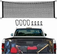 Chortly Gear Truck Bed Cargo Net - Heavy Duty Adju