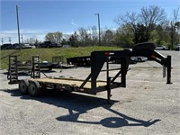 16' GOOSE NECK TRAILER WITH BILL OF SALE ONLY