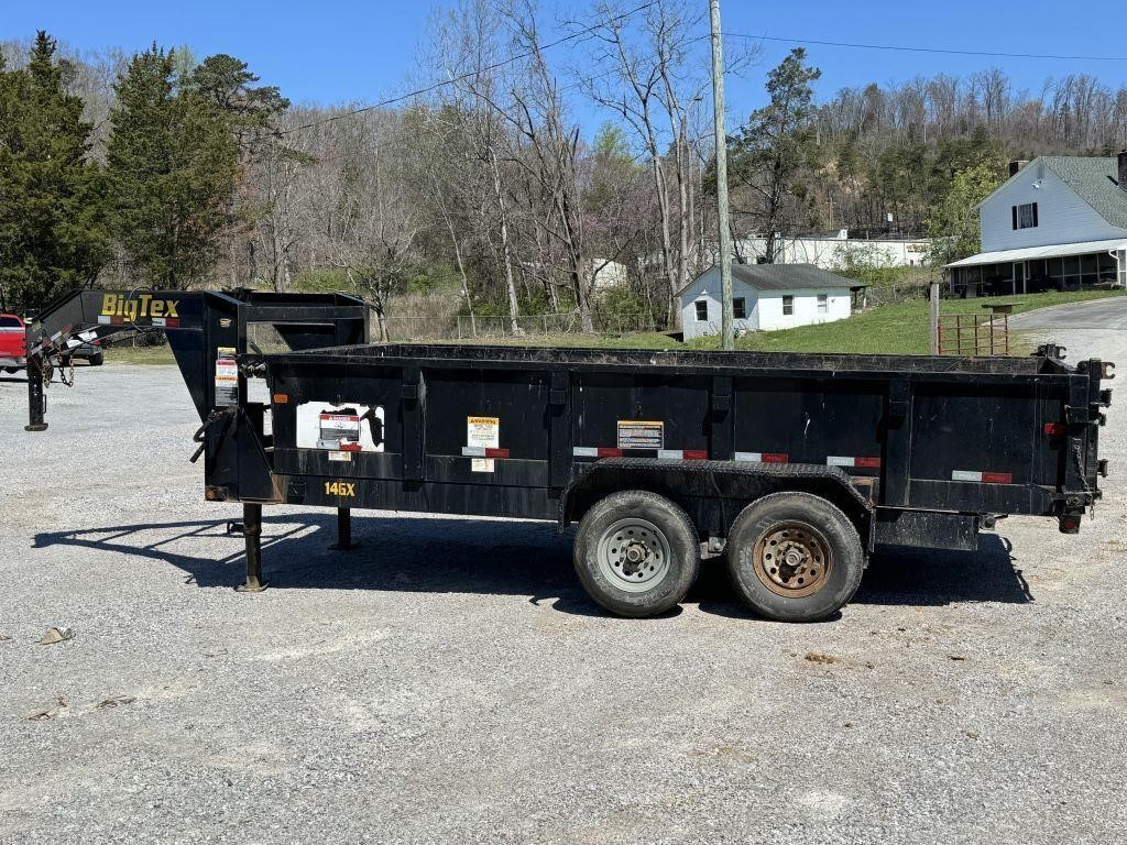 2019 BIG TEX 14GX DUMP TRAILER WITH RAMPS