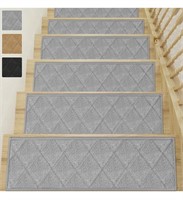 Carpet Stair Treads for Wooden Steps 15 ct