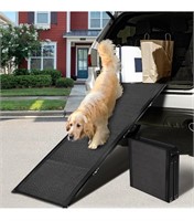 Portable heavy duty dog ramp for car