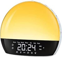 Cabtick Sunrise Alarm Clock, Bluetooth Speaker Sou