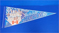 Blue Jays 1992 World Series Souvenir Banner