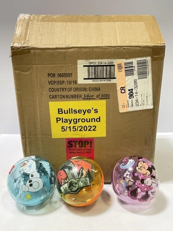 18 count Disney 4" light up balls