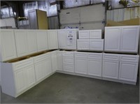 Newport White kitchen cabinet set - 14 pieces