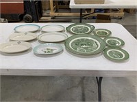 Platters serving dishes