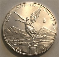 2014 1-Oz Libertad Silver Round