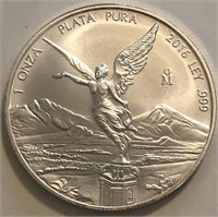 2016 1-Oz Libertad Silver Round