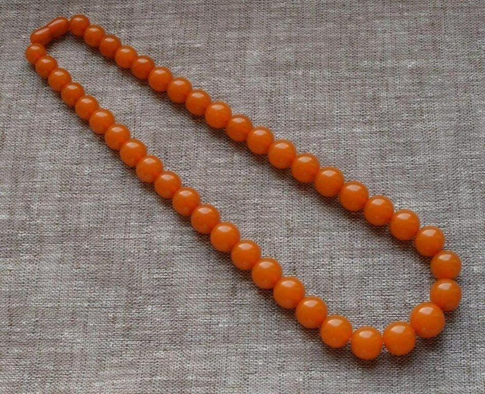 Antique Natural Amber Necklace
