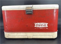 Nice Vintage Metal Coca Cola Cooler W Atherlite
