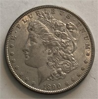 1890-P Morgan Dollar