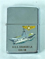 U.S.S. SHANGRI LA ZIPPO LIGHTER 1964