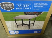 20" aluminum patio side table