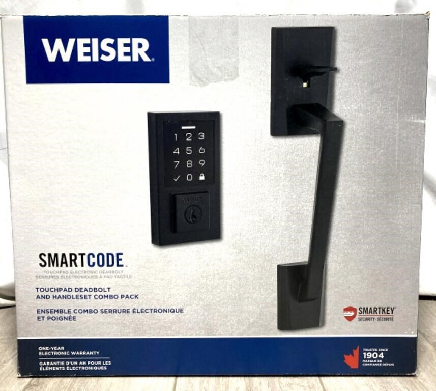 Weiser Smartcode Touchpad Deadbolt & Handleset