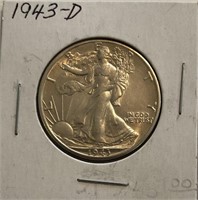 1943-D Walking Liberty Half Dollar