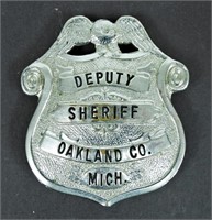 DEPUTY SHERIFF BADGE OAKLAND CO. MICH