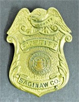 DEPUTY SHERIFF BADGE SAGINAW CO MICH