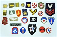 (26) MILITARY PATCHES/INSIGNIA EMBROIDER