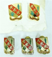 (5) US Army 107th Armored Cavalry  Badge
