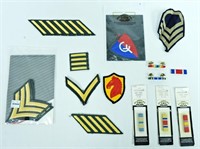 MILITARY PATCHES & RIBBONS / AWARDS