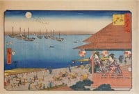Hiroshige 'Autumn Scene at Takanawa'