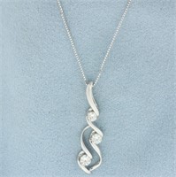 Designer Sirena Diamond Pendant on Box Link Chain