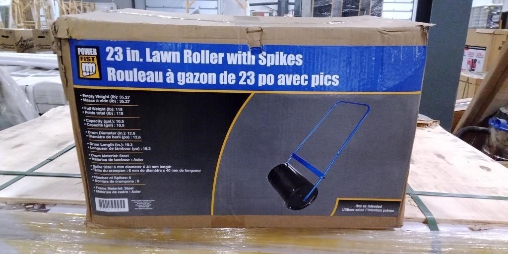 Lawn Roller With Spikes