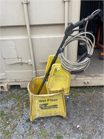 Mop Bucket and Power Washer Wand