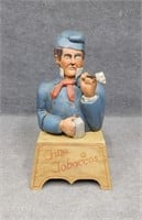 Carved Wood and Polychrome Cigar Store Sailor