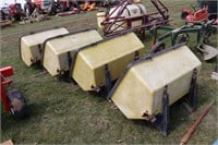 4 DRY FERTILIZER BOXES FOR JD 7000 PLANTER