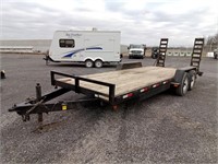 2012 20' T/A Flat Deck Trailer