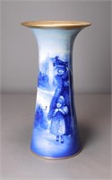 Royal Doulton Blue Seriesware Vase