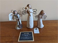 Willow Tree Carved Resin Angels