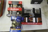 3 lock sets - exterior and deadbolt