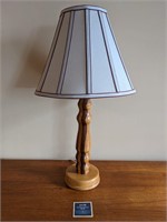 Carved Footed Table Lamp