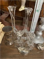 VARIOUS CANDLE HOLDERS