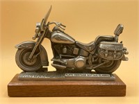 Limited Edition Harley Softail Pewter Figure