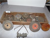 Grinding Wheels in Wooden Box
