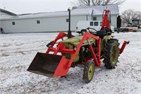 YANMAR YM2000 TRACTOR W/ FRONT END LOADER & 3PTH