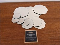 Lot of Small Octagon Crafting/Display Mirrors