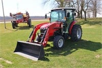 MASSEY FERGUSON 1754 4WD TRACTOR & LOADER