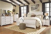 Queen Ashley B267 Willowton 5 pc Bedroom Suite