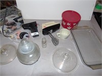 9 x 13 Glass Pan, Toaster, Dymo Label Maker,