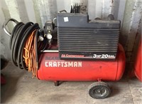 Craftsman 3hp 20 gal Air Compressor w/Hose