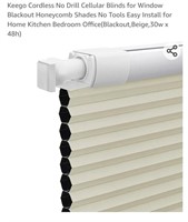 NEW Cordless Cellular Blind, Blackout Honeycomb,