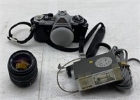 Vintage pentax camera / fuji EBC X-Fujinon  lens/